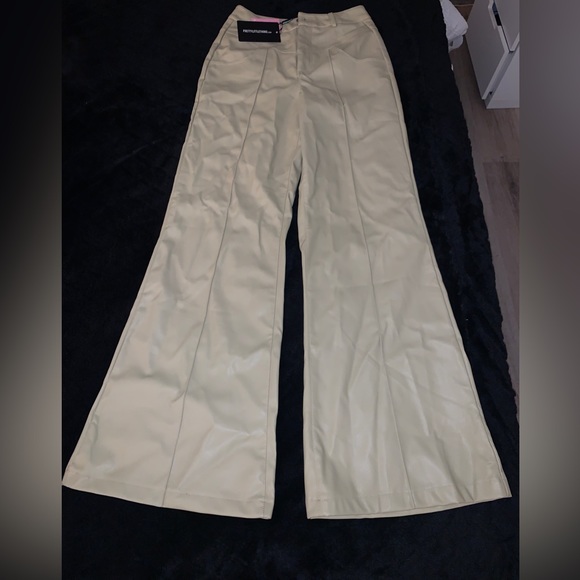 Faux Leather wide -leg Trouser - Picture 2 of 7